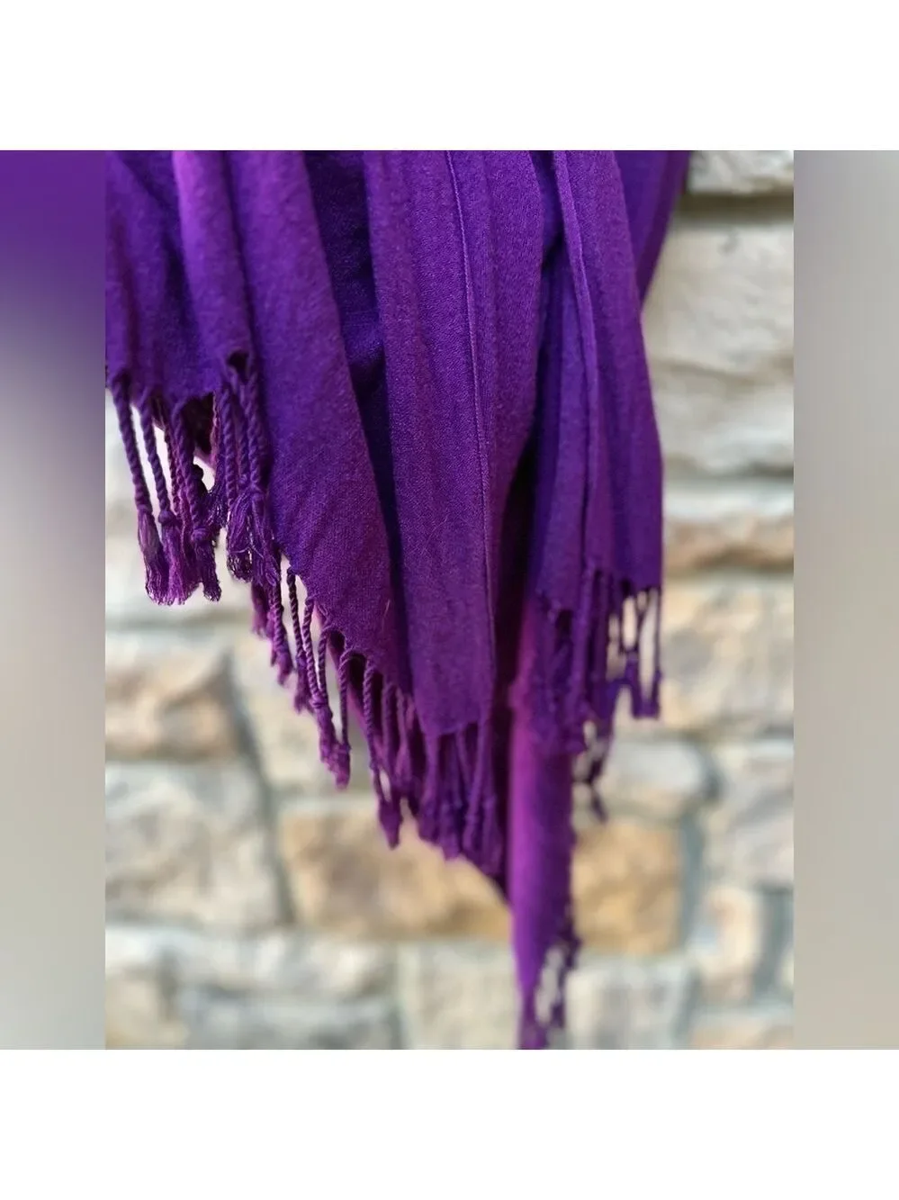 N/A purple tasseled
